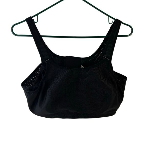 Glamorise 42D black bra adjustable straps 5 hooks #1166 - Picture 1 of 5